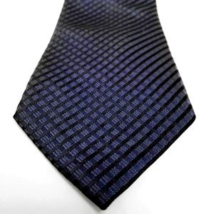 EUC Sean John Blue Diamond Silk Tie
